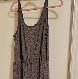 Gray, sleeveless jumpsuit by Divided at  H&M. Size M